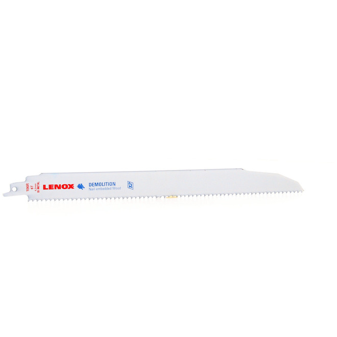 Lenox 6-TPI 12-in Bi-Metal Reciprocating Saw Blades - 5-Pack