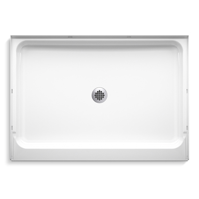 Sterling Ensemble 34in x 48in White Vikrell Shower Base 721218000 RONA