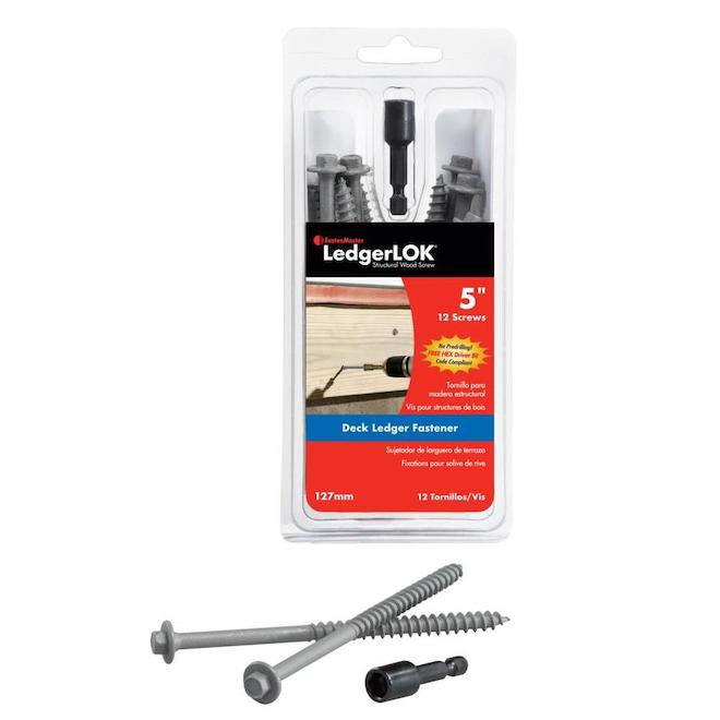 FastenMaster 12-Count 5-in Structural Wood Screws