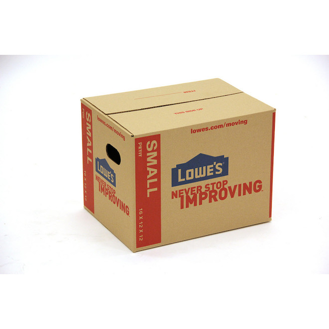 Lowe's Small Cardboard Moving Box 1211101