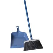 Quickie 12-in Poly Fiber Angle Broom and Dust Pan