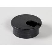 1 3/4-in Black Plastic Desk Grommet