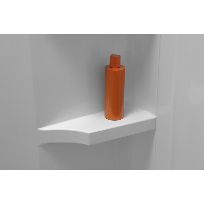 Sterling Ensemble 36in x 72 1/2in White Vikrell Shower Wall Side