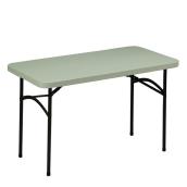 SuddenSolution 48-in x 24-in Rectangle Steel Folding Table