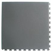 Blue Hawk 18.5-in W x 18.5-in L Gray Slate Garage Vinyl Tile