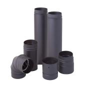 SuperVent 6-in (5-Piece) Chimney Pipe Thru-The Wall Accessory Kit for Installation