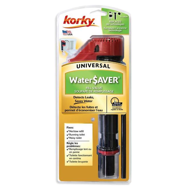 2-in Dia x 7-3/4-in - 13-1/2-in L. Korky WaterWI$E Universal Fit Adjustable Toilet Fill Valve