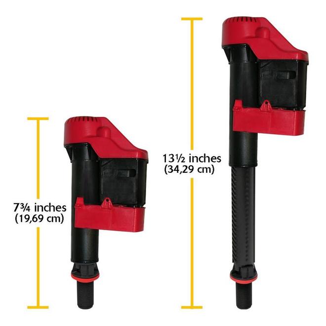 2-in Dia x 7-3/4-in - 13-1/2-in L. Korky WaterWI$E Universal Fit Adjustable Toilet Fill Valve
