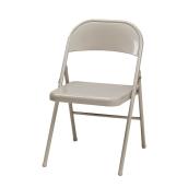 SuddenComfort Tan Standard Folding Chair with Solid Seat (Indoor)