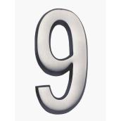 Gaines Manufacturing 4-in Solid Brass Number for SoftCurve Plaque