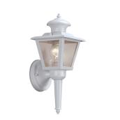 Portfolio 1-Light White Outdoor Wall Sconce - 13.43-in - Steel
