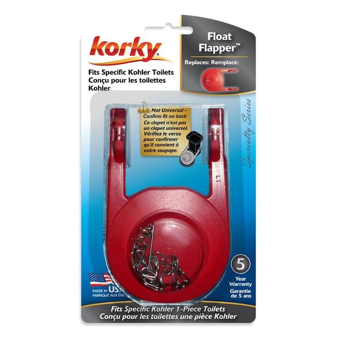 2-in Dia. Korky Rubber Toilet Flapper - For Kohler 83064