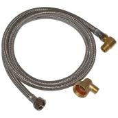 3/8-in Dia x 5-ft 2500-PSI Stainless Steel Compression Dishwasher Connector