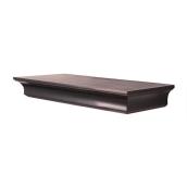 allen + roth 18-in W x 2.75-in H x 8-in D Wall Mounted Cocoa Ledge Shelf
