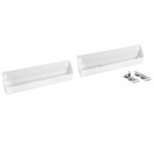 Rev-A-Shelf 14-in W x 2.13-in D x 3-in H 1-Tier Plastic Pull Out Cabinet Basket
