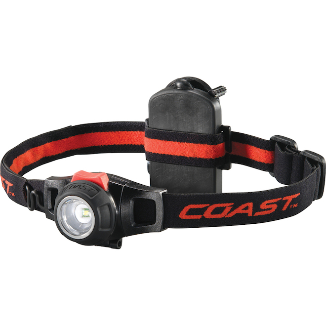 Coast 285 Lumens Led Headlamp Battery Flashlight Battery Included