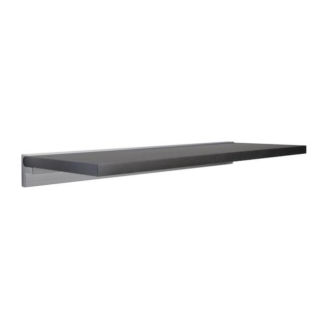 DOLLE Sumo 32-in x 12-in Anthracite Shelf