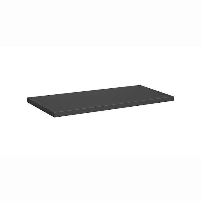 DOLLE Sumo 32-in x 16-in Anthracite Shelf