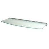 DOLLE 24-in Glass Wall Mounted Shelf