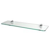 DOLLE Glassline 24-in x 6-in Standard Shelf