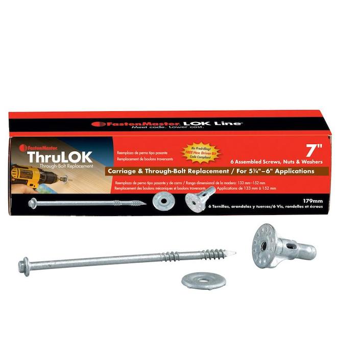 FastenMaster #0 Silver ThruLOK Structural Wood Screws