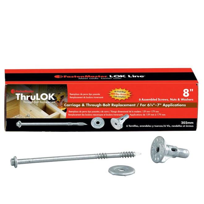 FastenMaster #0 Silver ThruLOK Structural Wood Screws