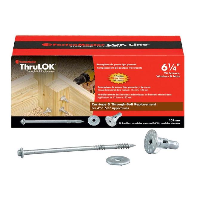 FastenMaster #0 Silver ThruLOK Structural Wood Screws