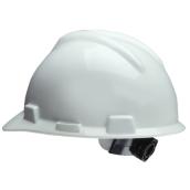 Safety Works Quick Adjusting Ratchet White Hard Hat