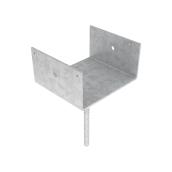 Base de colonne élevée en acier, 6