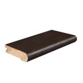 Moulure nez de marche Flexco chêne 2,75 x 78 x 0,75 po noir