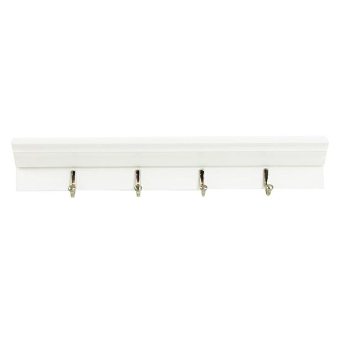 allen + roth Sedgefield 24-in x 4.25-in x 3-in Wall Mounted White Shelf