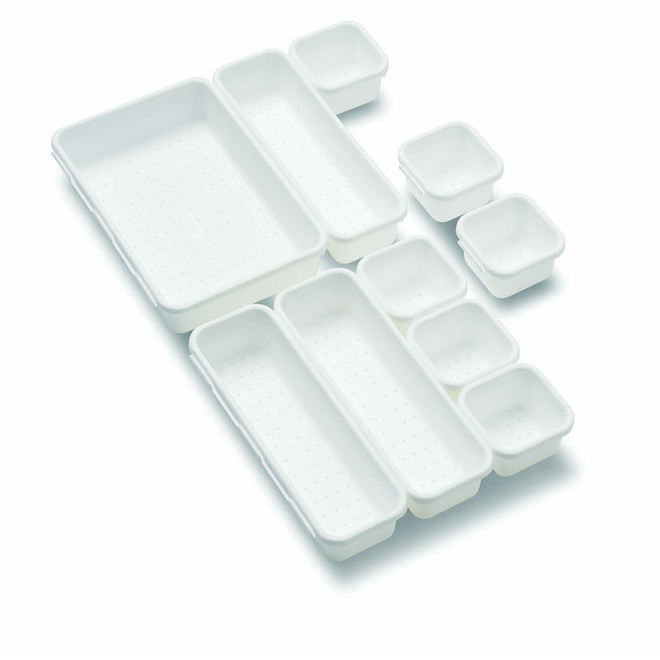 Organiseur Alba 3 Compartiments Mesh Métal Gris | Contact MON BUREAU ET MOI