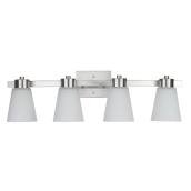 Project Source 4-Light Brushed Nickel Wall Sconce