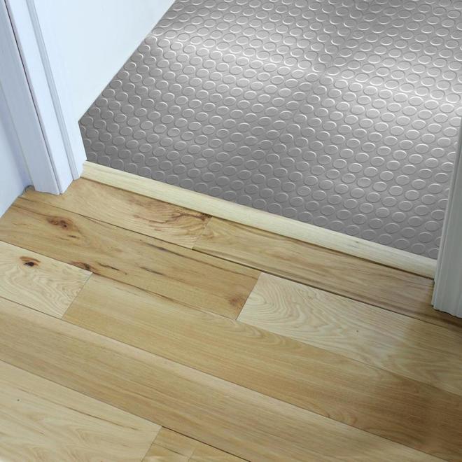Flexco 2 x 78 x 0,41-in Oak Floor T-Moulding - Cark Brown