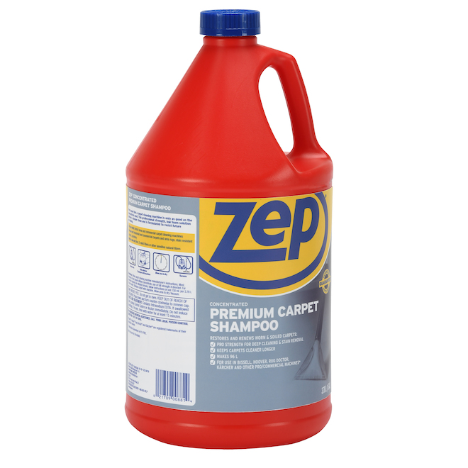 Zep Premium Carpet Shampoo Concentrate Carpet Cleaner Liquid 128-oz