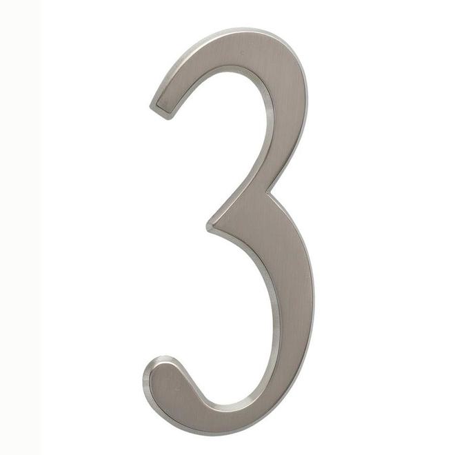 Whitehall 5-in Satin Nickel Number 3