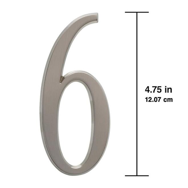 Whitehall 5-in Satin Nickel Number 6