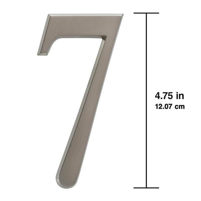 Whitehall 5-in Satin Nickel Number 7