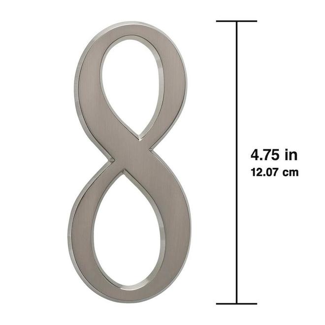 Whitehall 5-in Satin Nickel Number 8