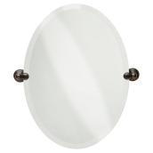 DELTA Providence Oval Rubbed Bronze Bathroom Mirror