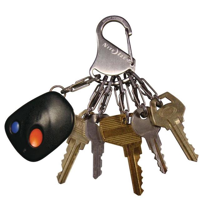 Nite Ize S-Biner Stainless Steel Keyrack