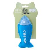 Cat Toy with Cat Nip - Fish - Blue - 15 cm