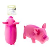 Jouet cochon, 15 cm x 8 cm, rose