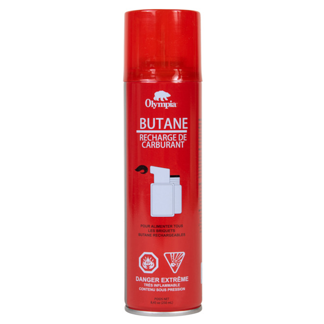 Lighter Butane Refill 135ML (Pack of 3) with Cleaning Cloths