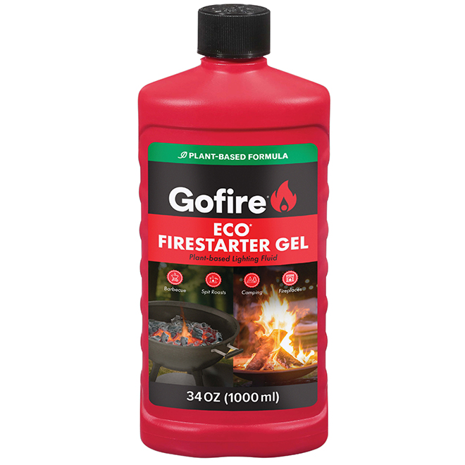 Gofire Eco Firestarter Gel Plant-Based Lighting Fluid - 34 oz