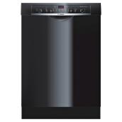 Bosch Ascenta Built-In Front Control PureDry Option ENERGY STAR-Certified Dishwasher - 50-dBA - 24-in - Black