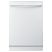 Lave-vaisselle encastrable à poignée saillante, 24", blanc