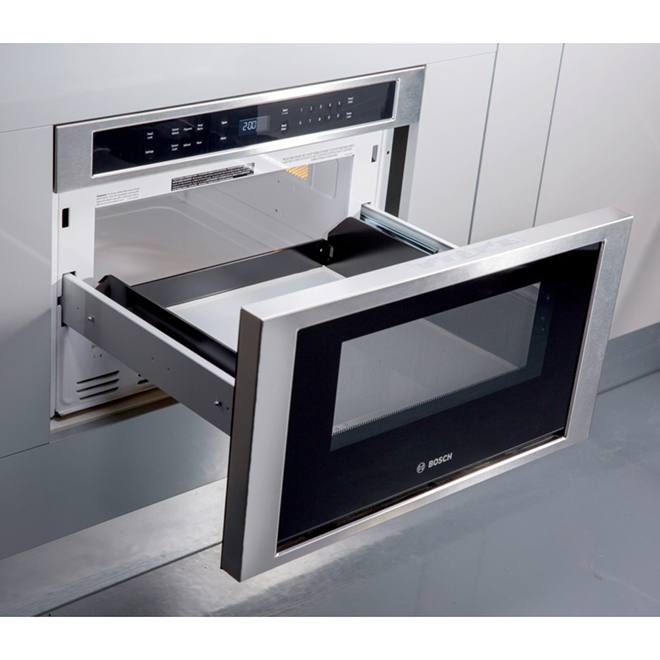 Bosch 800 Series Microwave Oven - Drawer - 950 W - 24" - Stainless Steel