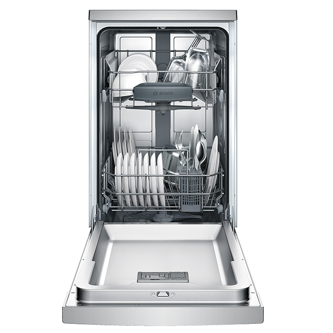 Bosch Built In Dishwasher with ActiveTab 18 in Stainless Steel