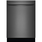 Lave-vaisselle encastré Bosch, Série 100, 24", inox noir